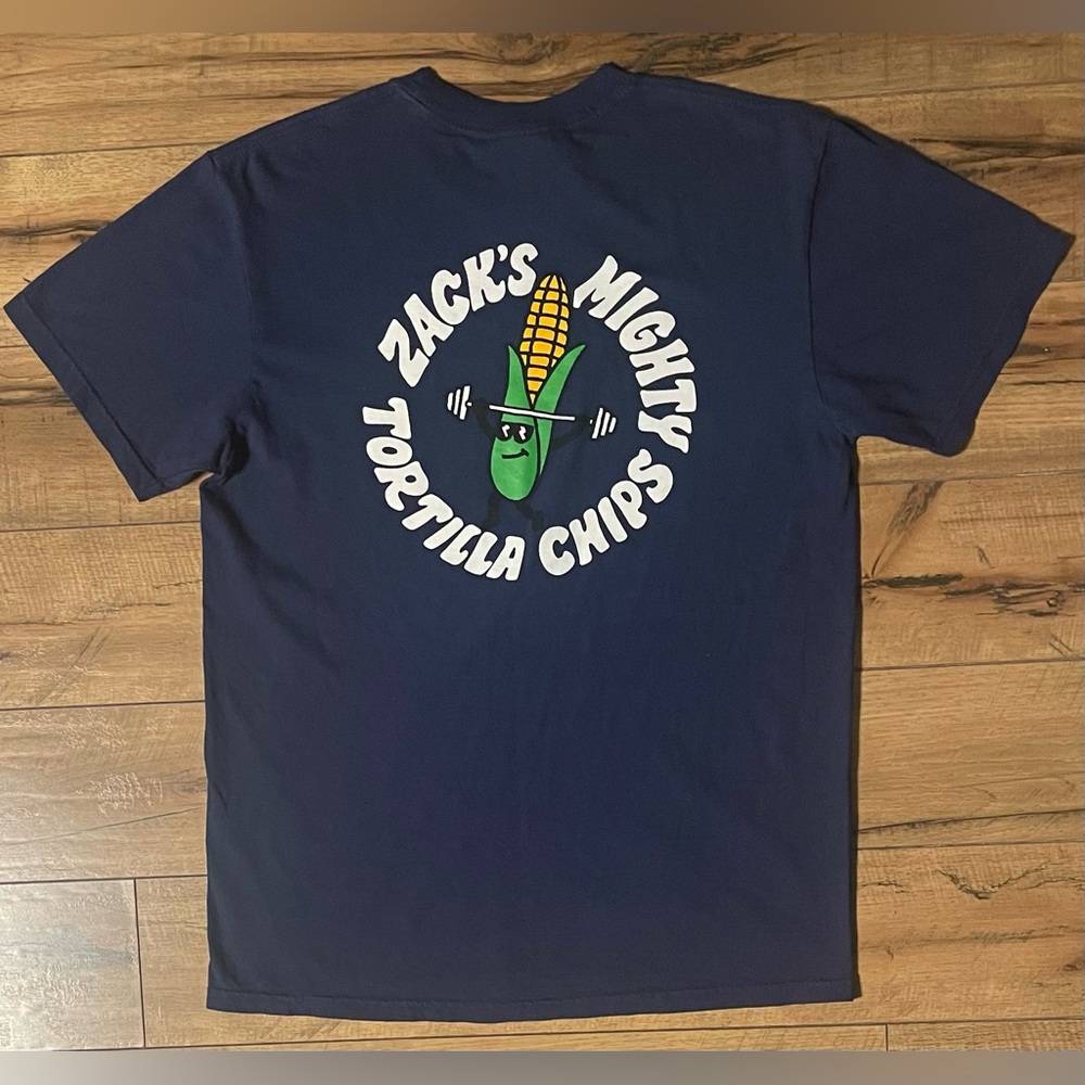 Zacks Mighty Tortilla Chips Vintage Graphic Tee